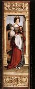 HOLBEIN, Hans the Younger St Barbara oil painting on canvas